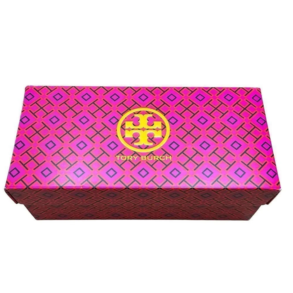 Tory Burch MINNIE TRAVEL BALLET STAMPED SNAKE LEATHER NWB Size 5